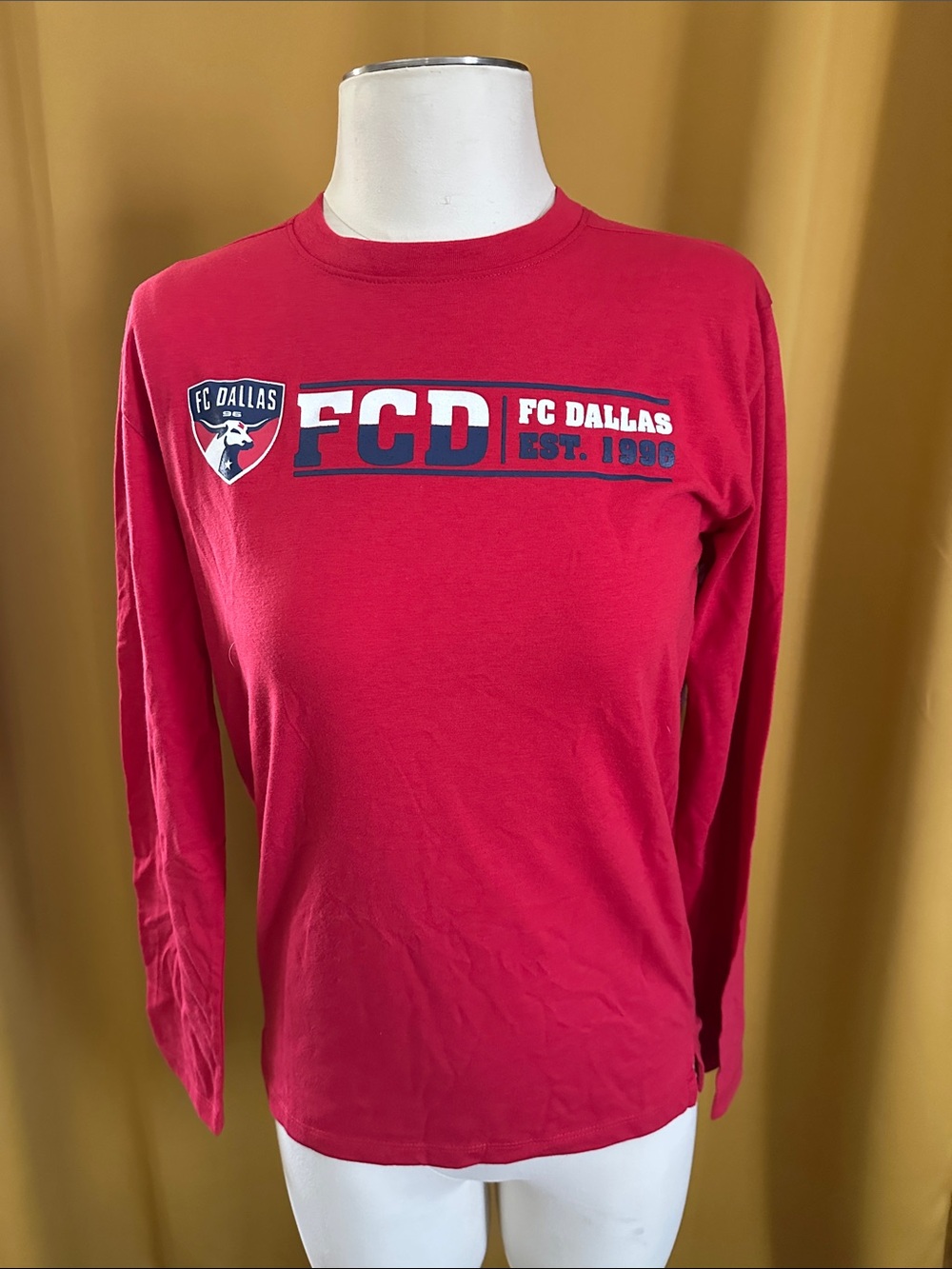 FC Dallas Kids' Red Long Sleeve Team Tee